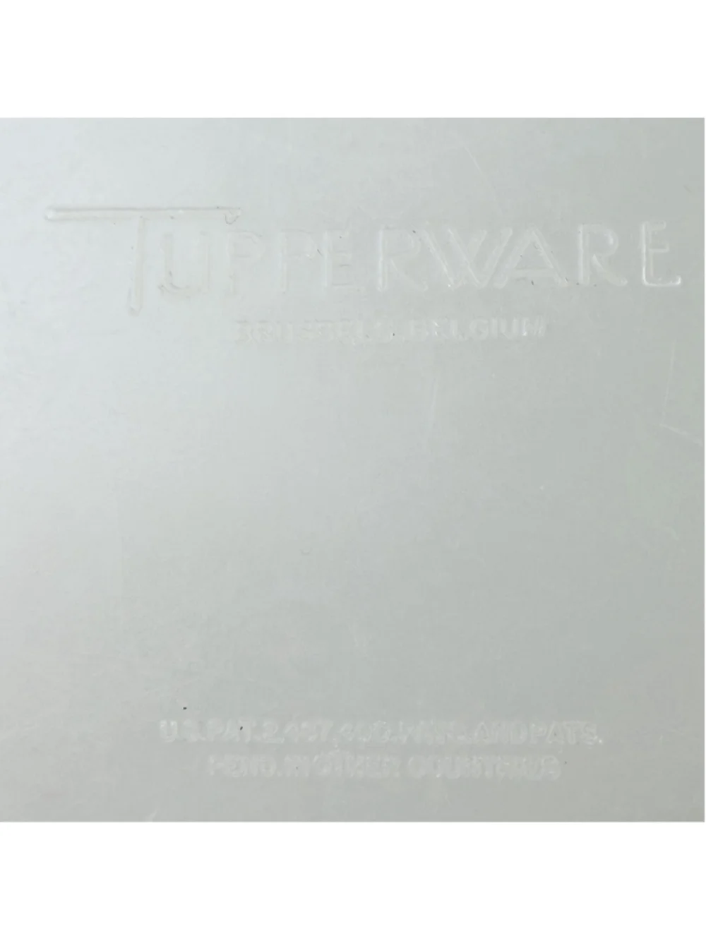 Tupperware vintage square